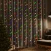 LED Curtain Fairy Lights 9.8'x9.8' 300 LED Colorful 8 Function