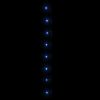 LED String with 150 LEDs Blue 49.2' PVC