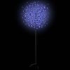 Christmas Tree 200 LEDs Blue White Light Cherry Blossom 6 ft