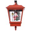 Christmas Wall Lamp with LED Lights and Santa Red 15.7"x10.6"x17.7"