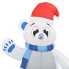 Christmas Inflatable Polar Bear LED Indoor and Outdoor 8 ft