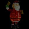 Decorative Christmas Santa Claus Figure LED Luxury Fabric 6 ft