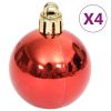 70 Piece Christmas Bauble Set Gold and Red