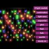 LED Curtain Icicle Lights 393.7" 400 LED Colorful 8 Function