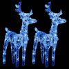 Reindeers & Sleigh Christmas Decoration 320 LEDs Acrylic